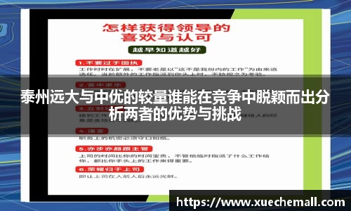 泰州远大与中优的较量谁能在竞争中脱颖而出分析两者的优势与挑战
